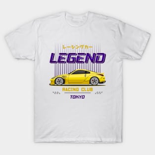 Midnight Racer yellow 350 Z JDM T-Shirt